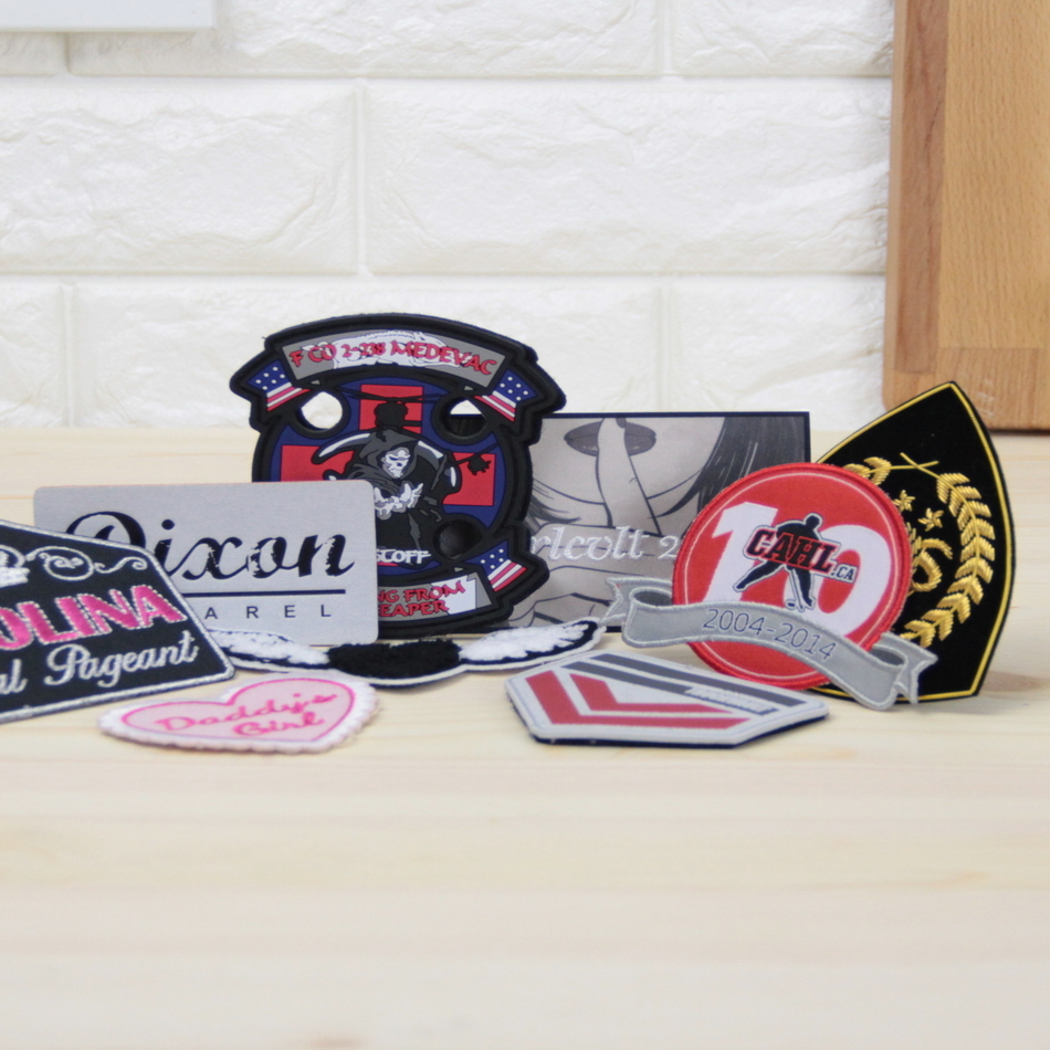 Custom made personalized patches