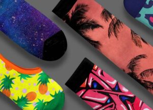 Custom vibrant socks