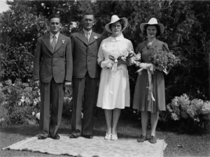 Old fashion wedding picture