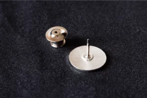 Custom lapel pin backings