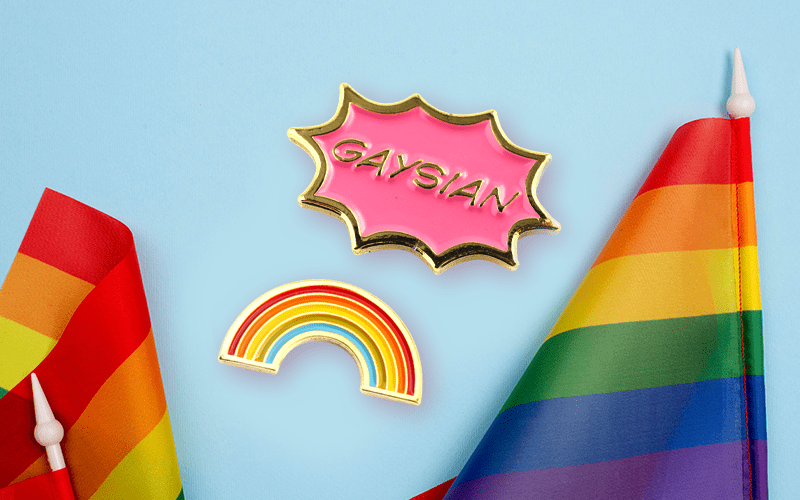 gaysian custom pin