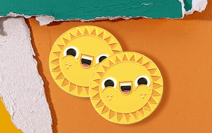 custom sunny patches and pins