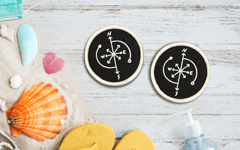 summer custom products compass patch