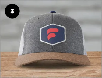 Custom hat with custom patch