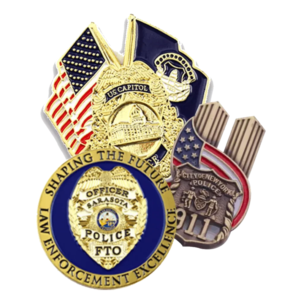 Custom police and law enforcement pins