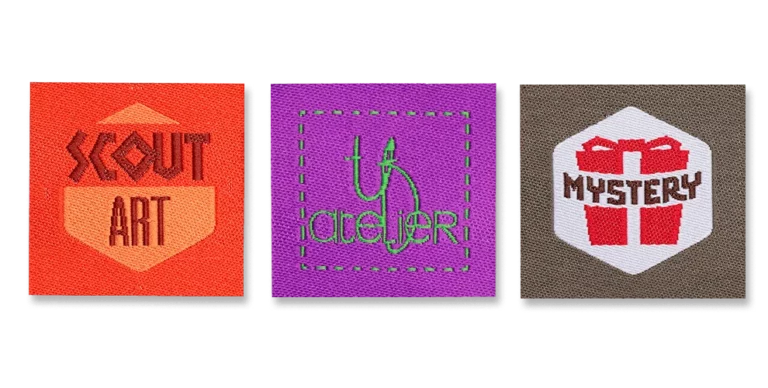 Custom woven labels for apparel