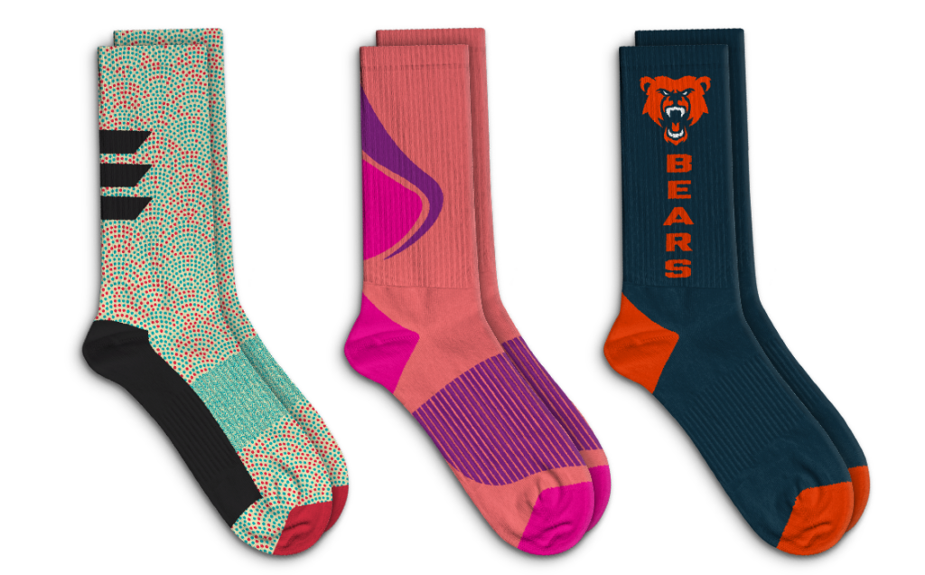 Custom athletic socks
