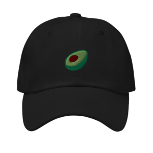 custom avocado hat