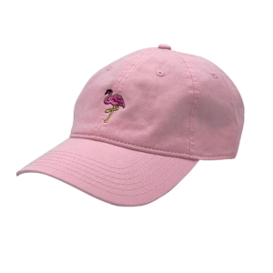 custom flamingo dad hat