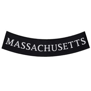 custom state of Massachusetts patch