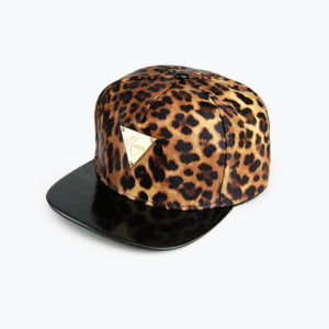 custom leopard hat